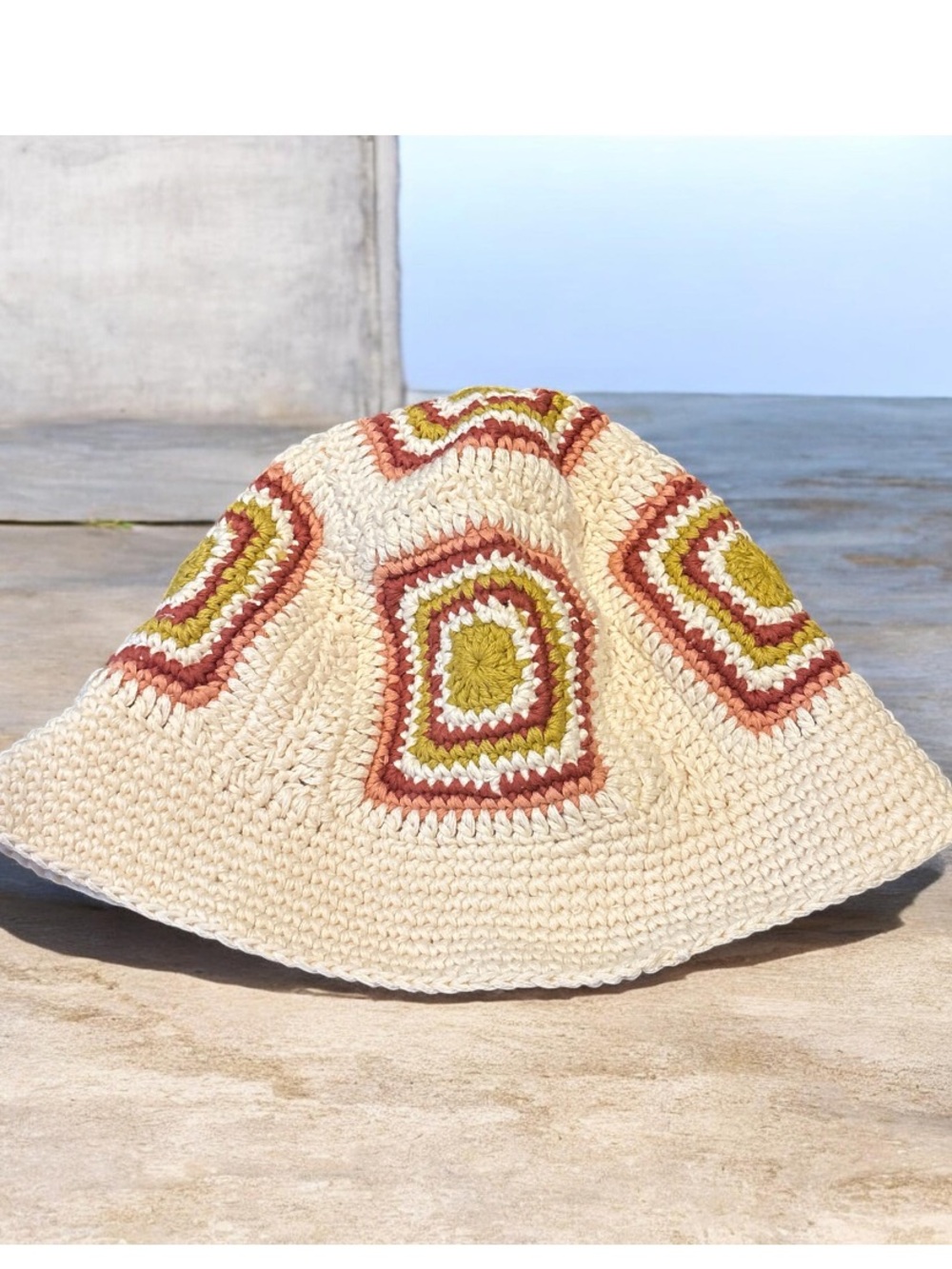 Free People Sofie Crochet Bucket Hat NWT - Picture 8 of 9